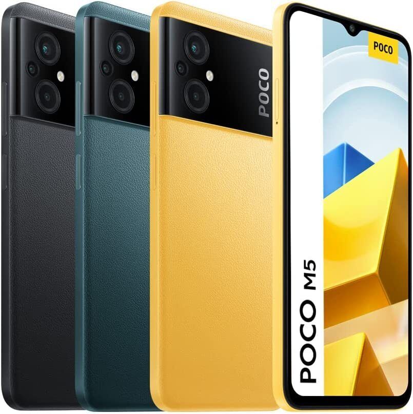 POCO M5 (RAM 6GB, 128GB) 6.58 50MP-Camera Dual SIM Unlocked GooglePlay  Phone