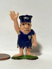 Marx TV Tinykins Traffic Cop plastic figure Hanna Barbera Flintstones character