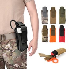Tactical Molle Tourniquet Pouch Holder EMT EMS Belt Loop Strap Trauma Shear Slot
