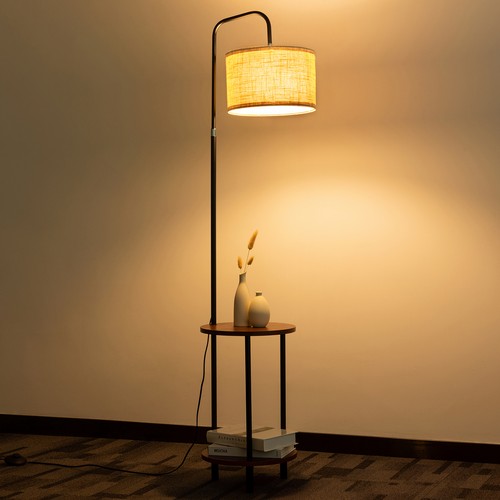 tomons Moderne Stehleuchte mit Tisch, Nachttisch, Tisch Verstellbare Stehlampe - Bild 8 von 8