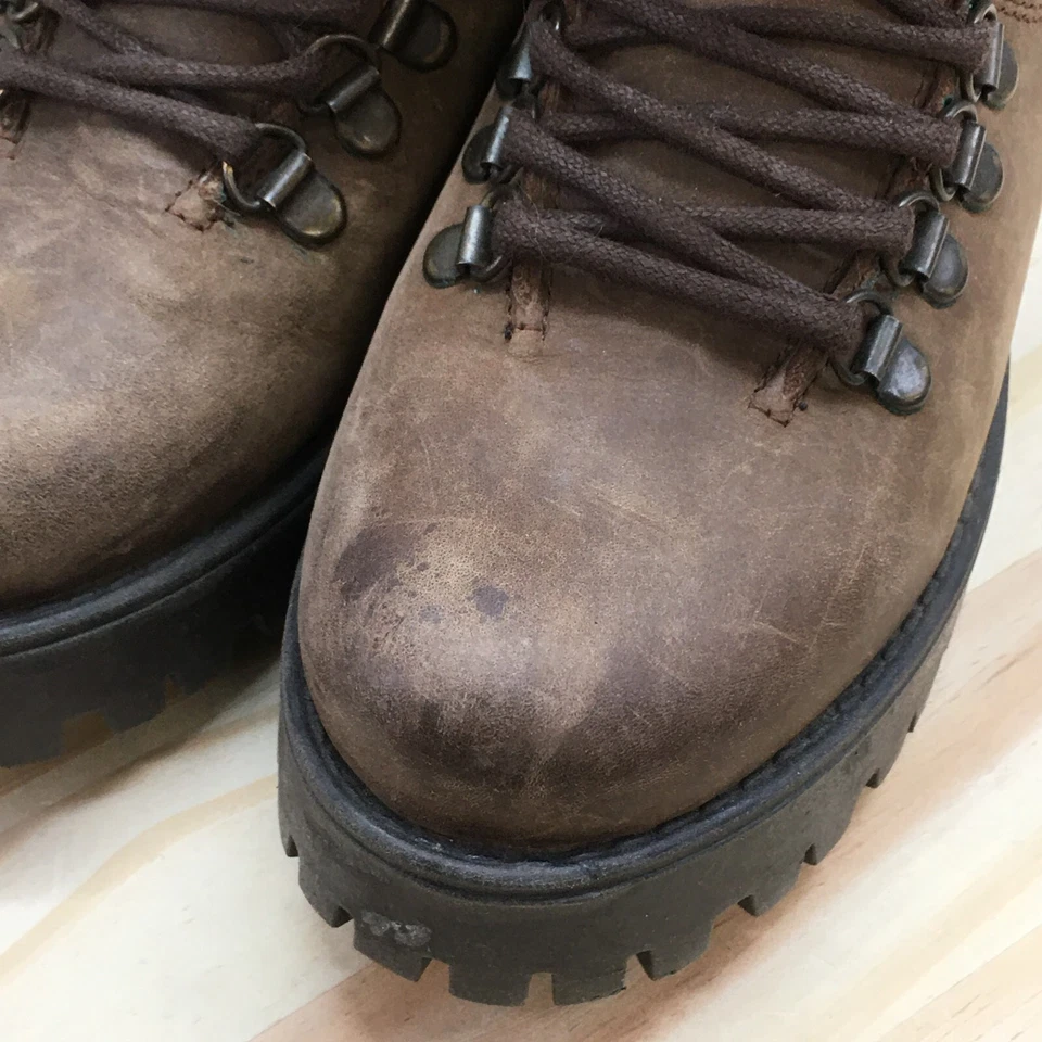 Artisan by Zigi Boots Womens 6 M Reade Hiker Brown Leather Lace Up Heels Lace Up - Image 4 of 4