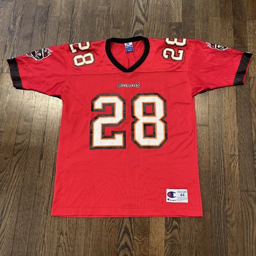 Tampa Bay Buccaneers Jersey Dunn Large Vintage Champion Mens Size 44 Red