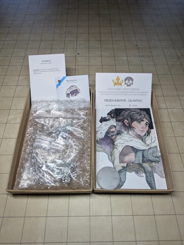 Kingdom Death: Monster - Frozen Survivor Galanthus - Deathgrey Edition - 第 1/2 張圖片