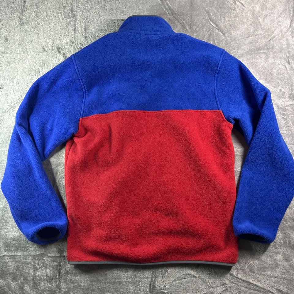Patagonia Lightweight Synchilla Snap Fleece Pullover Red Blue Men's Small NWT - Image 4 of 4