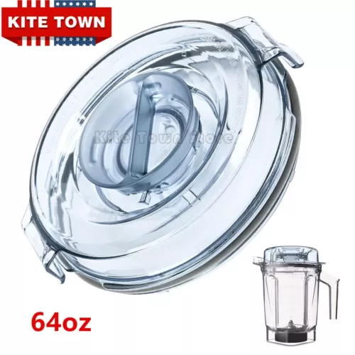 64oz Low Profile Container Lid Fit for Vitamix Ascent Series A3500 A3300 A2500