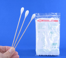 50 Nobamed Wattest&auml;bchen 10 mm Kopf, 150 mm lang, Baumwolle, Holz PZN 07101431