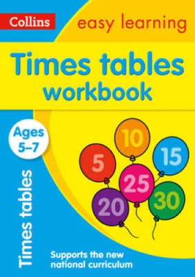 Collins Easy Learning Age 5-7  Times Tables Workbook Ages 5-7 - ACCEPTABLE