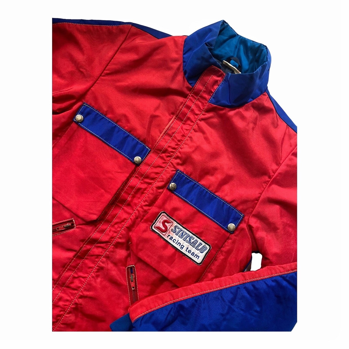 Vintage 90s Motocross Jacket Sinisalo Racing Team Enduro VMX Jacket Riding Cross