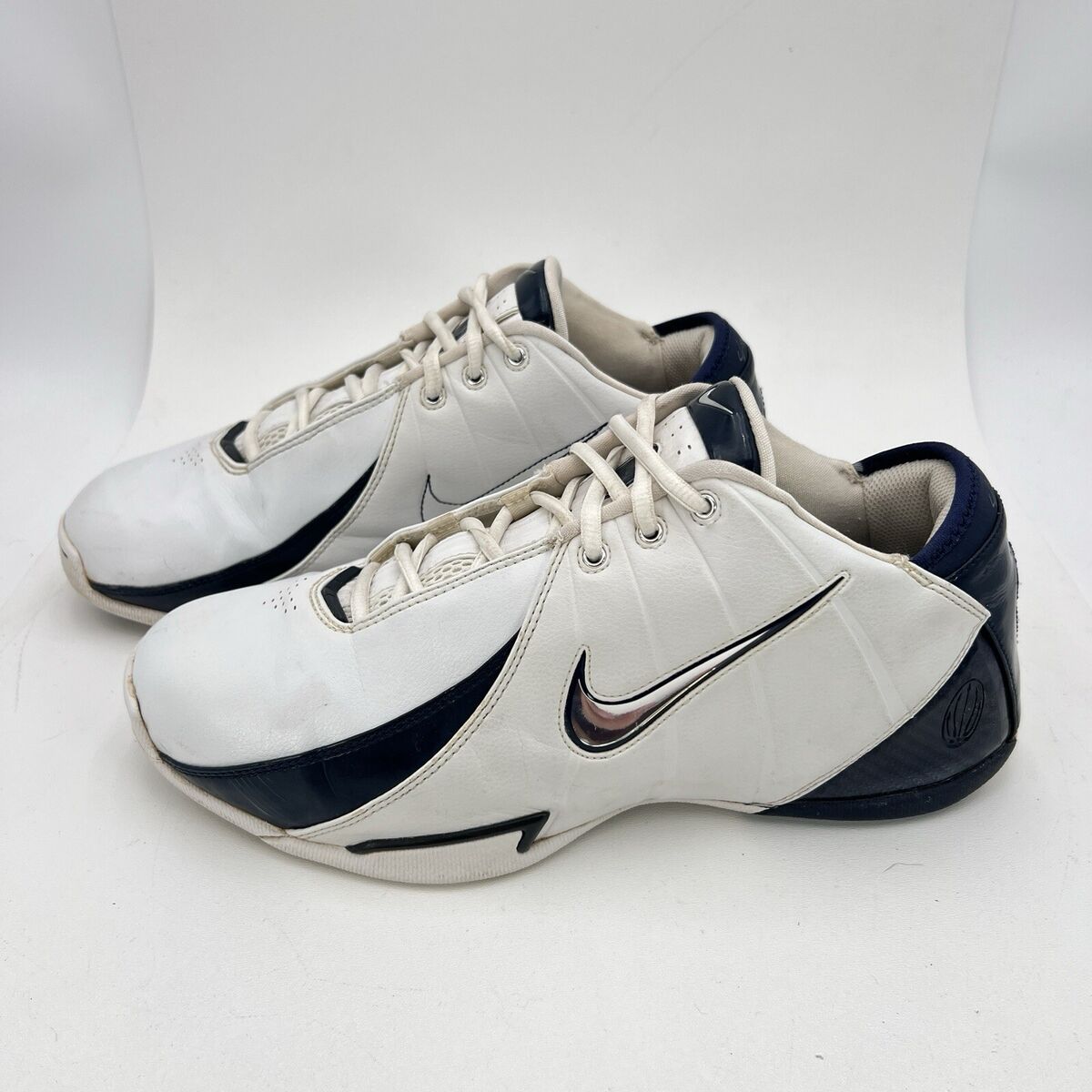 Nike Uptempo 2007 White Blue Encapsulated Air Sneaker 313733 Nike Uptempo 2007 White Blue Encapsulated Air Sneaker 313733