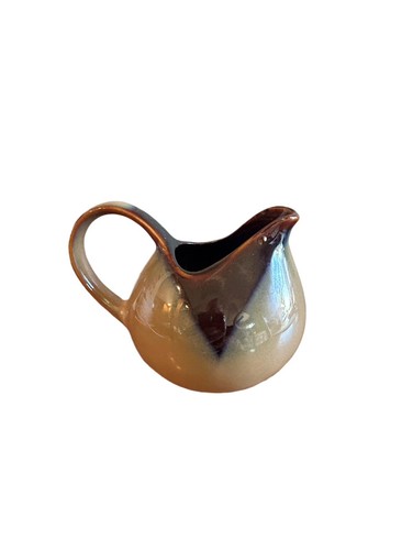 Sango Nova Brown Creamer Pitcher 12 Ounce Glazed Art Pottery Home Deco 4933 EUC - Picture 3 of 6