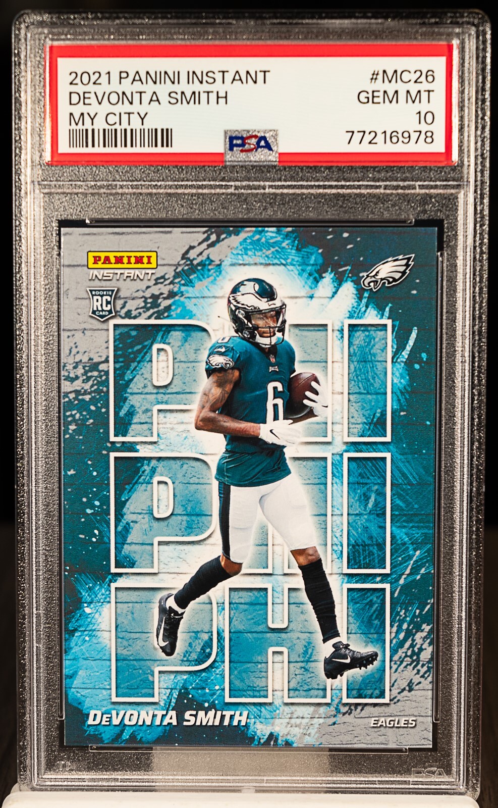 DeVonta Smith Panini Instant My City #MC26 Base