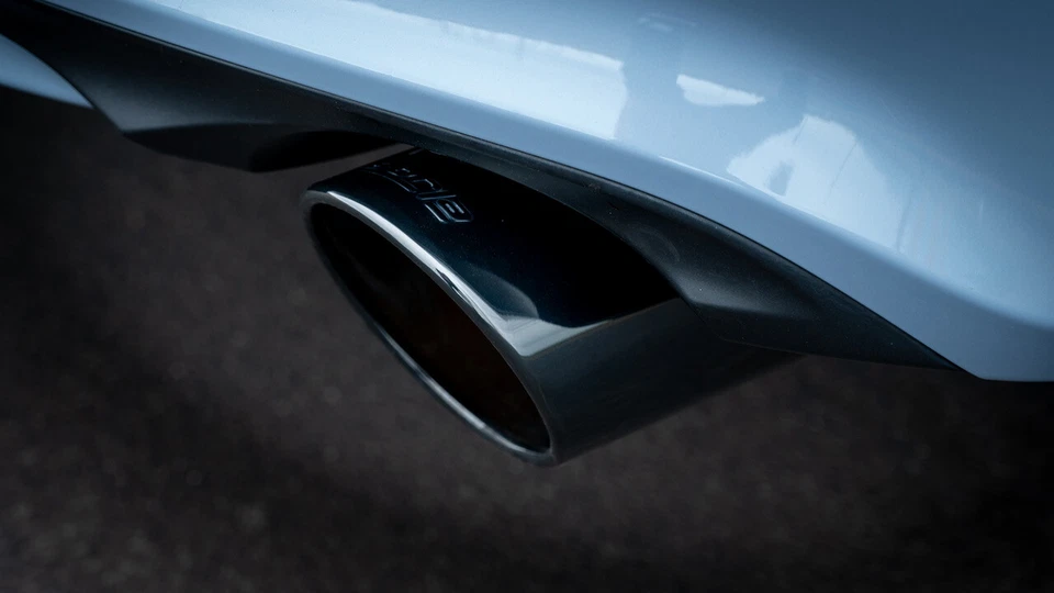 Borla S-Type Cat Back con punta cromada negra de 4" para Honda Civic Sport Sedán 2.0 22+ Foto 3 de 3