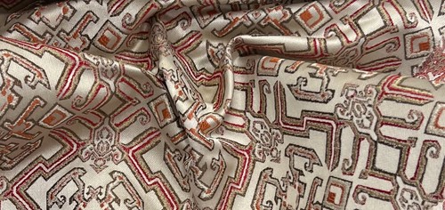 Brocade Roman Mosaic Fabric, 54" Wide, for Upholstery Window Craft, Sold by Yard - Picture 4 of 9