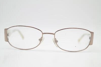 Lunettes Vintage LUXOTTICA 1425-B Titane Bronze Argent Perle Ovales - Photo 1/4