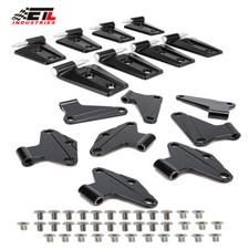 16pcs Black Door Hinges Factory Powder Coat Steel For Jeep Wrangler Jk 2007-2018 16pcs Black Door Hinges Factory Powder Coat Steel For Jeep Wrangler Jk 2007-2018
