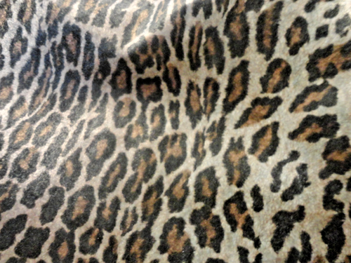 LEOPARD PRINT THICK BACK COTTON FABRIC 54"W X 60" L - Picture 4 of 8