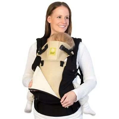 NEW! LILLEbaby Complete All Seasons Baby Carrier Black Camel