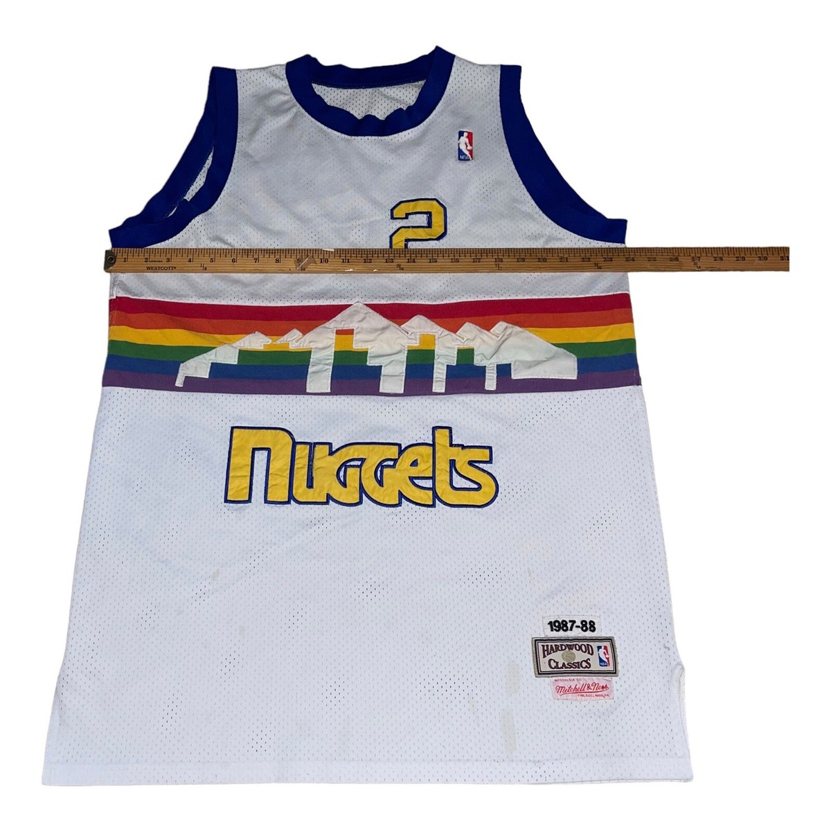 Nuggets 1987-88 ENGLISH ジャージ Mitchell & Ness Denver Nuggets Alex English jersey 1987-88