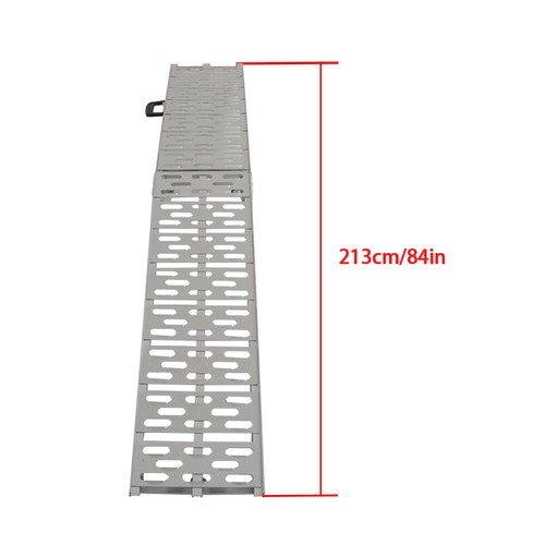 2 rampas de carga plegables de aluminio ATV UTV 7,5' para camioneta motocicleta cortacésped - Imagen 4 de 8