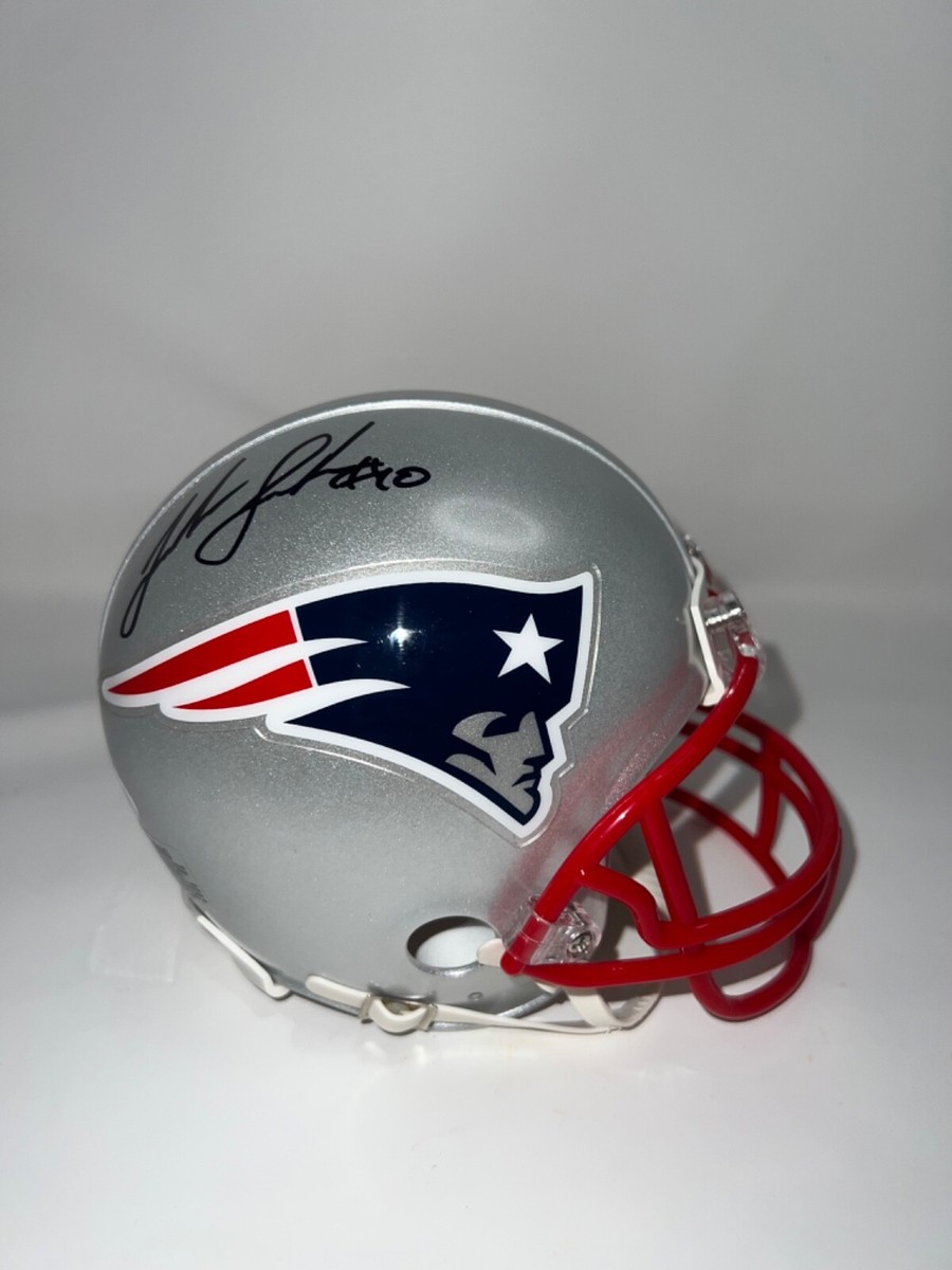 JOSH GORDON AUTO SIGNED NEW ENGLAND PATRIOTS MINI HELMET JSA CERTIFIED