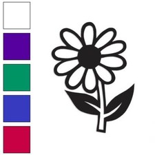 Daisy Dandelion Flower, Vinyl Decal Sticker, Multiple Colors  Sizes 840