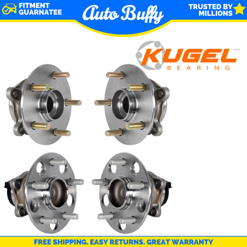 2x Front Wheel Hub Bearing Kit for Toyota Avalon Camry Sienna Solara ES300 3.0L