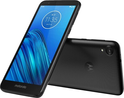 Motorola Moto E6 (2019) Prepaid XT2005DL 16GB TracFone Only - Excellent