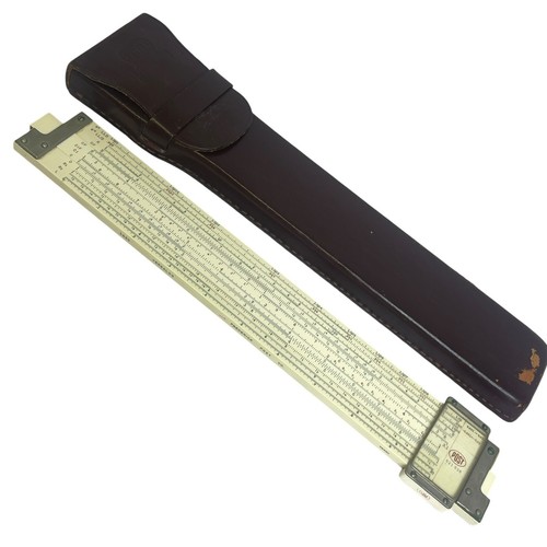 Vintage Versalog Slide Rule 1460 w Case & Manual Hemmi Japan Engineering Math - Picture 2 of 17