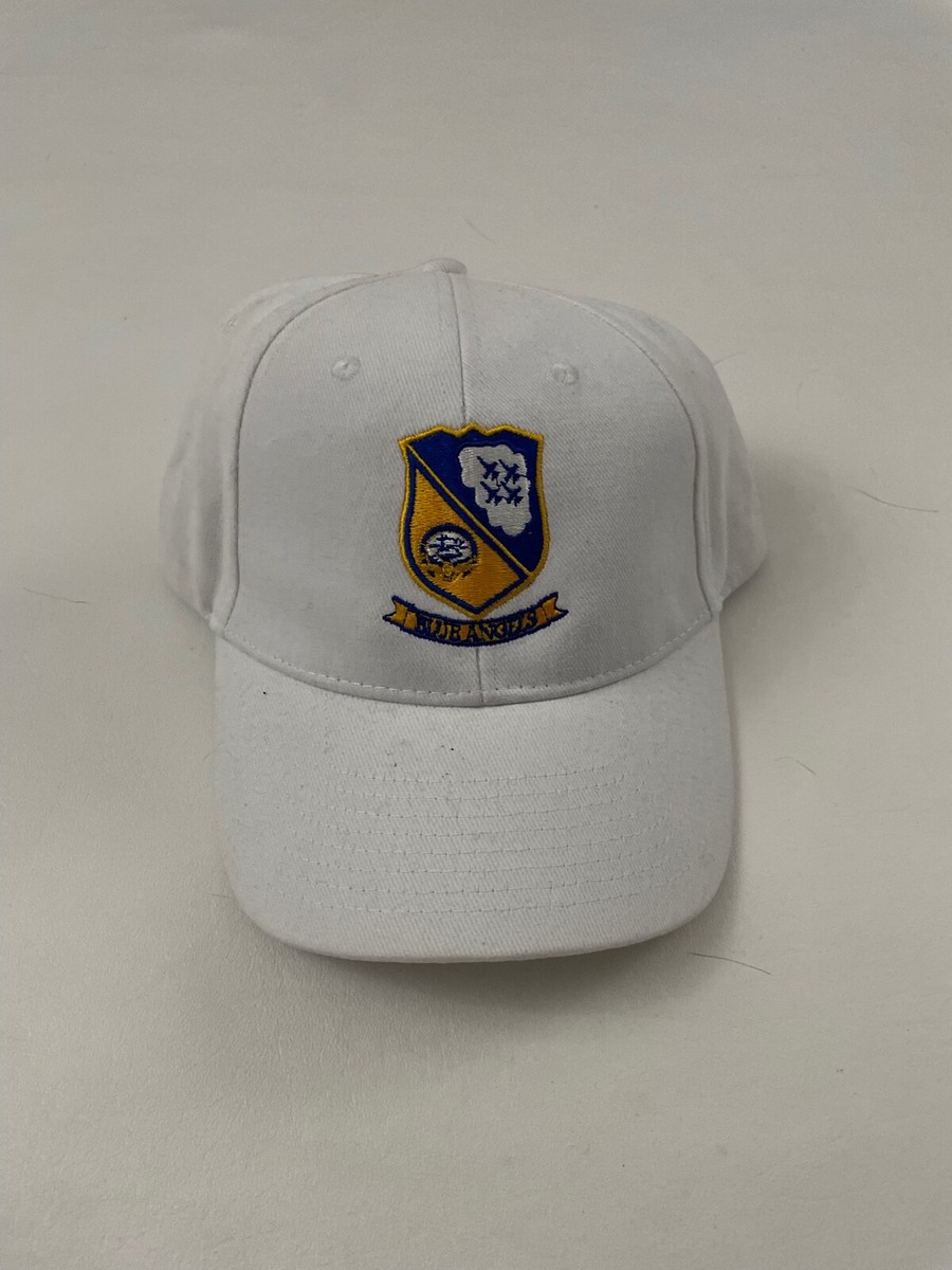 Blue Angels Embroidered Graphic White Baseball Hat One Size  display picture 2