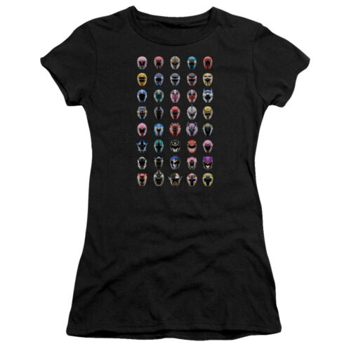 Mighty Morphin Power Rangers "Timeline" Women's Adult or Girl's Jr  Babydoll Tee - Picture 1 of 6