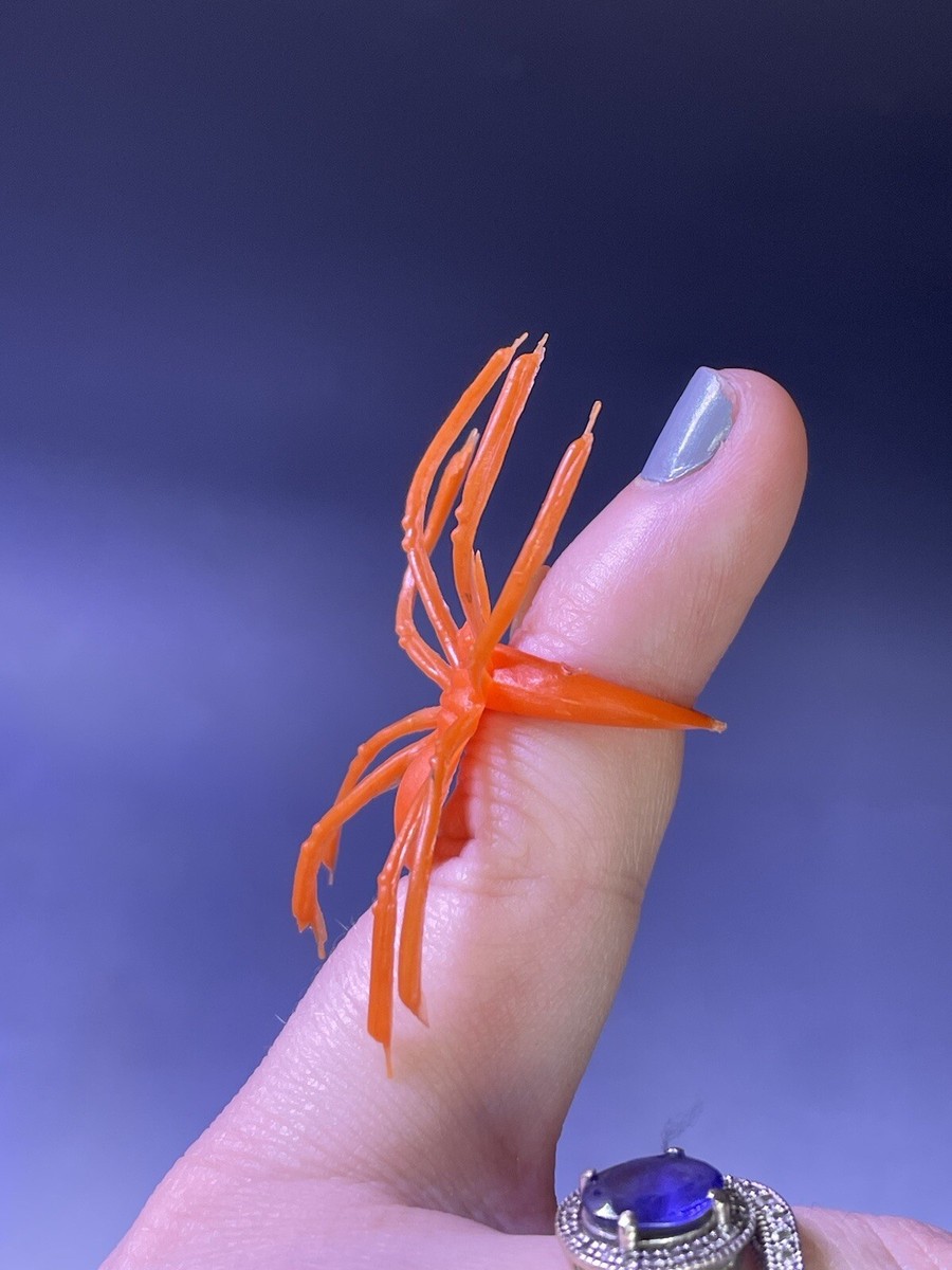 Bague Vintage Années 60 Araignée En Plastique Vert - Bijou Fantaisie Rétro Et Original