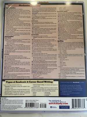 quick study academic writing tips and tricks