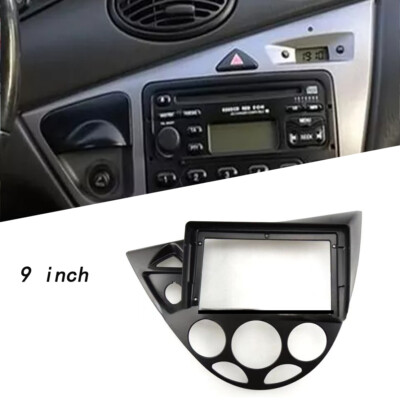 Fascia Stereo Radio Bezel Panel Frame DVD Trim 2 Din For Ford Focus 1998-2005