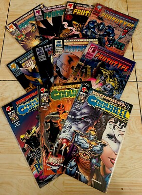 Ultraverse: Prototype #4, 6-9, 11-13, Godwheel #0-2 (Malibu Comics 1993) VF/NM