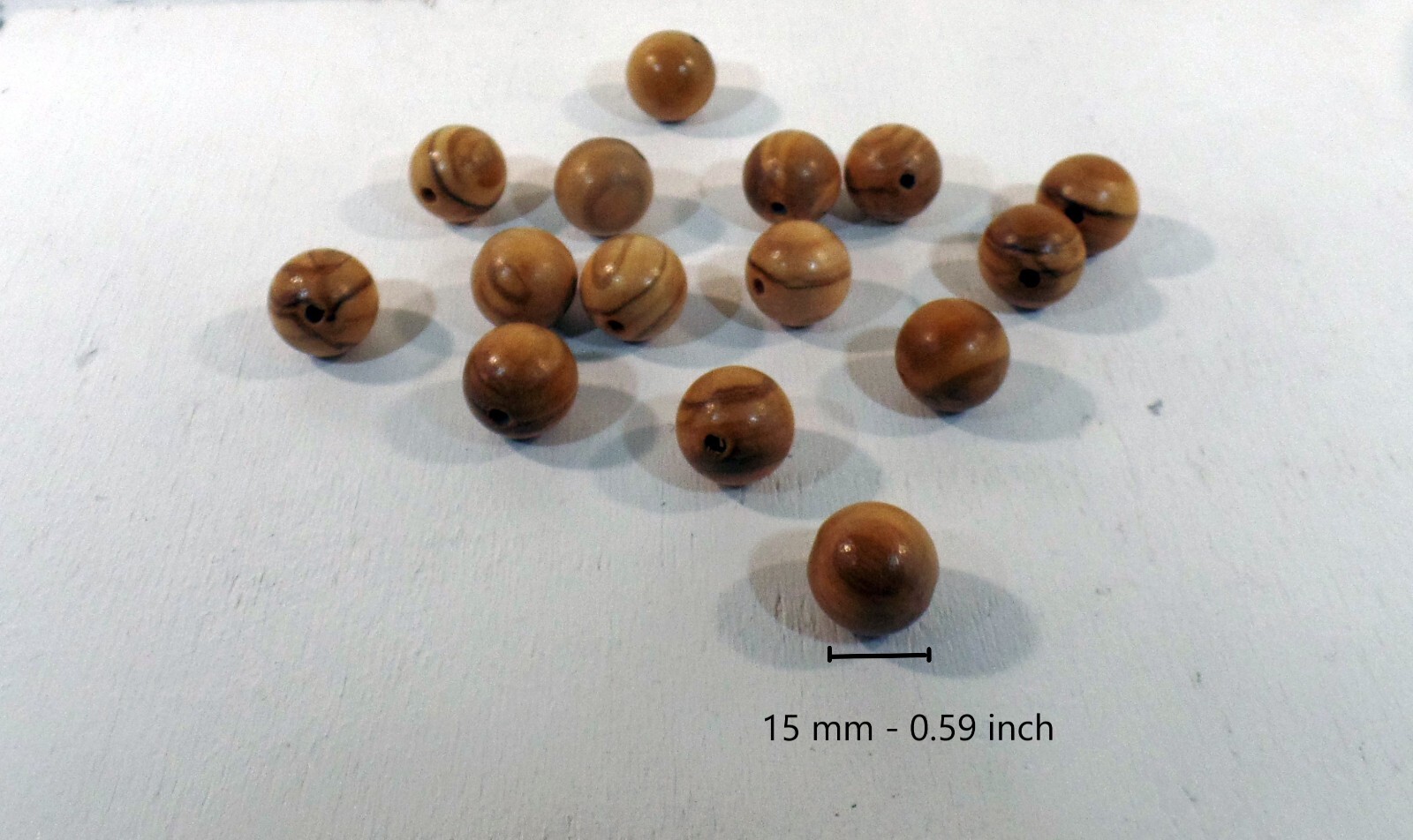 40 Perline In Macramè In Legno Nero, Sfere Rotonde Naturali Per La