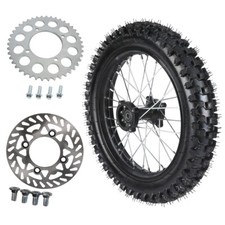 Llanta de neumático de rueda trasera 90/100-16 420 piñón para pit dirt bike SSR 125cc 160cc