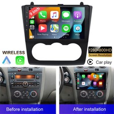 9" For 2007-2012 Nissan Altima Teana Apple Carplay Car Radio GPS Navi Android 12