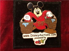DISNEY Przypinka Mickey Zauberlehrling Aukcje Disneya prezentowane przez Ebay LE 2.500