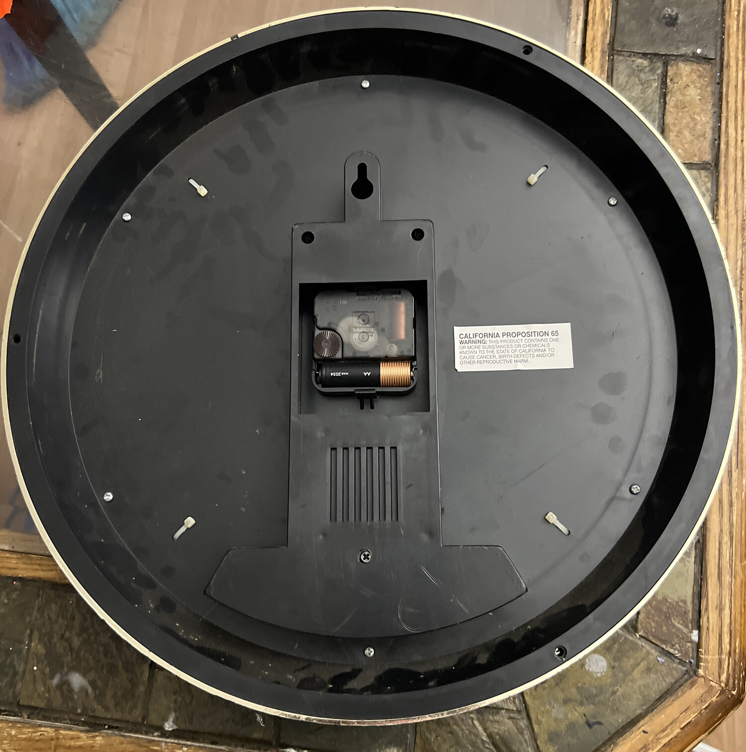 Napa Auto Parts 15" Blue Neon Light Wall Clock * NO POWER CORD * eBay