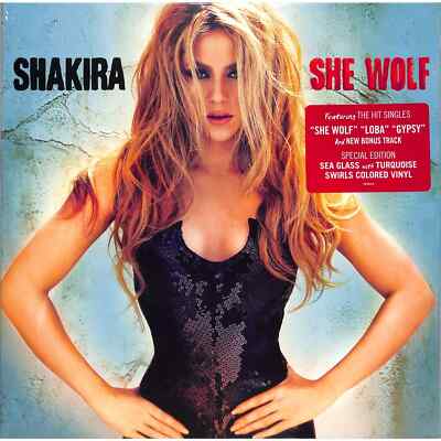 Shakira / SHE WOLF (turqouise 2LP) / Epic / 19658884581 / colLP