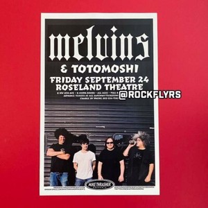 MELVINS 2010 Concert Promo 11x17 Street Poster. Portland Oregon.