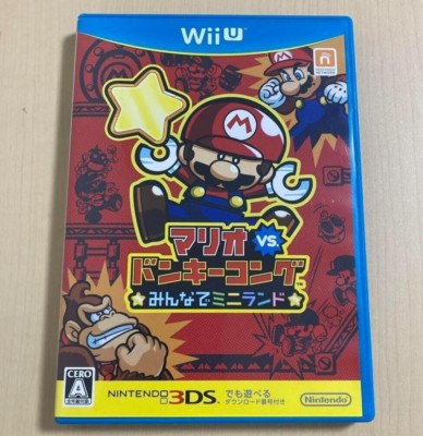 Mario vs Donkey Kong Mini Land Nintendo Wii U Japanese ver Tested