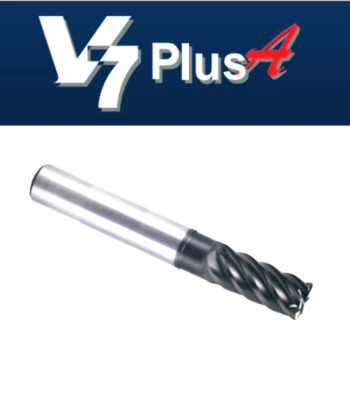 1/2'' 4 Flute Variable Helix V7-Plus A Carbide End Mill - YG-1 GMF68941