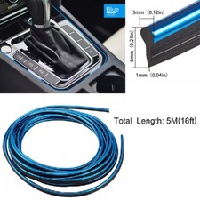 Blue 5m Car Interior Door Gap Edge Line Insert Molding Trim Decor Strip W Tool Blue 5m Car Interior Door Gap Edge Line Insert Molding Trim Decor Strip W Tool