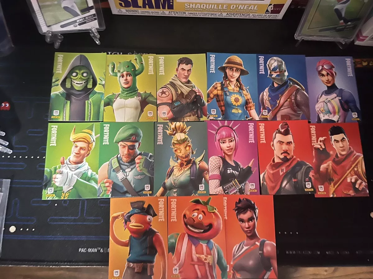 Fortnite Cards Series 1 32 Count Lot Skins, Weapons, Etc