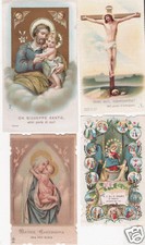 LOTTO (B) DI 4 ANTICHI SANTINI "MEDIOLANI"