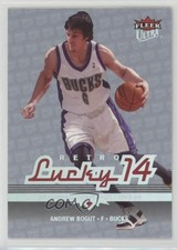 2006 Fleer Ultra Retro Lucky 14 Platinum Medallion 78/100 Andrew Bogut #171 3c7