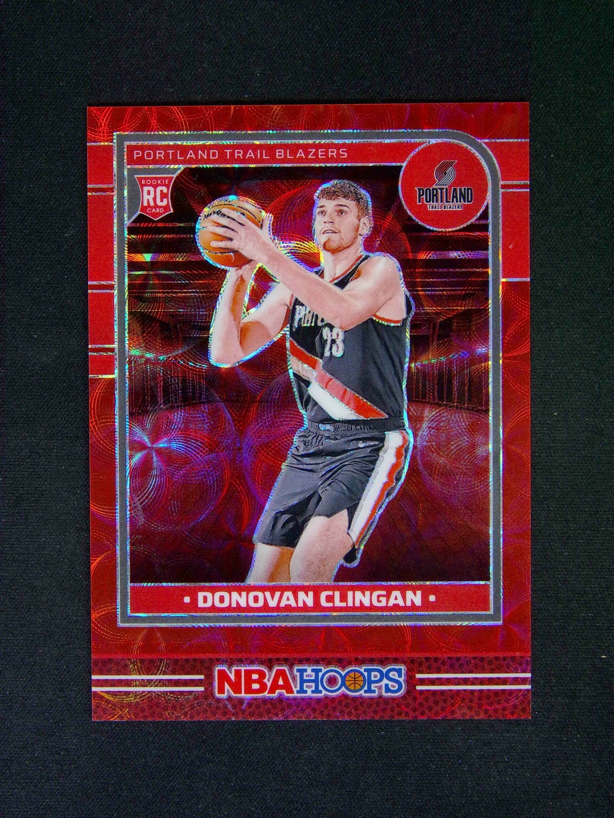 2024-25 Panini Hoops Donovan Clingan #237 RC Rookie Red Scope /49