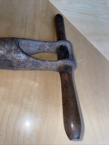 Antica coclea manico a T botte vino foro bung alesatore alesatore trapano manuale - Foto 3 di 6