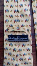 Salvatore Ferragamo Herren Seidenkrawatte Lib...